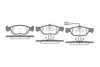 REMSA 0587.21 Brake Pad Set, disc brake